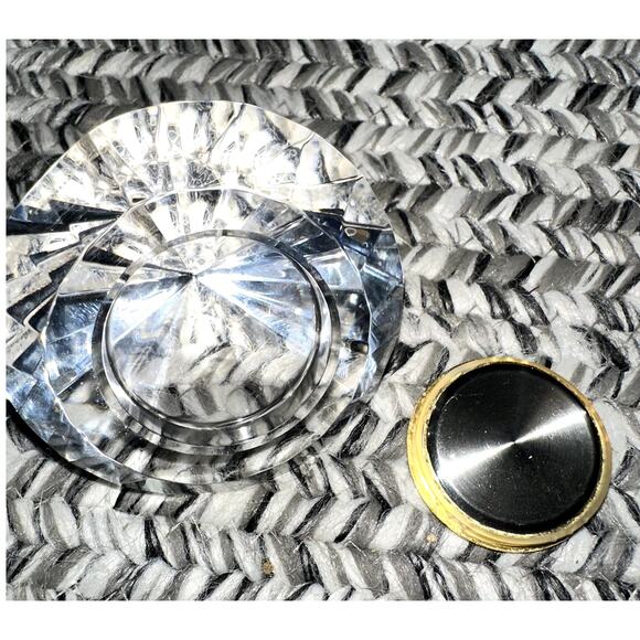 Vintage Lenox Jeweled Ice Table Clock Diamond Shaped - Picture 5 of 5